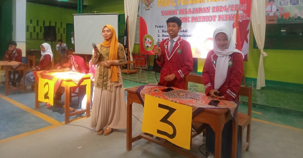 Kegiatan P5 Tema Suara Demokrasi di SMK Patriot Pituruh Berlangsung&nbsp;Sukses
